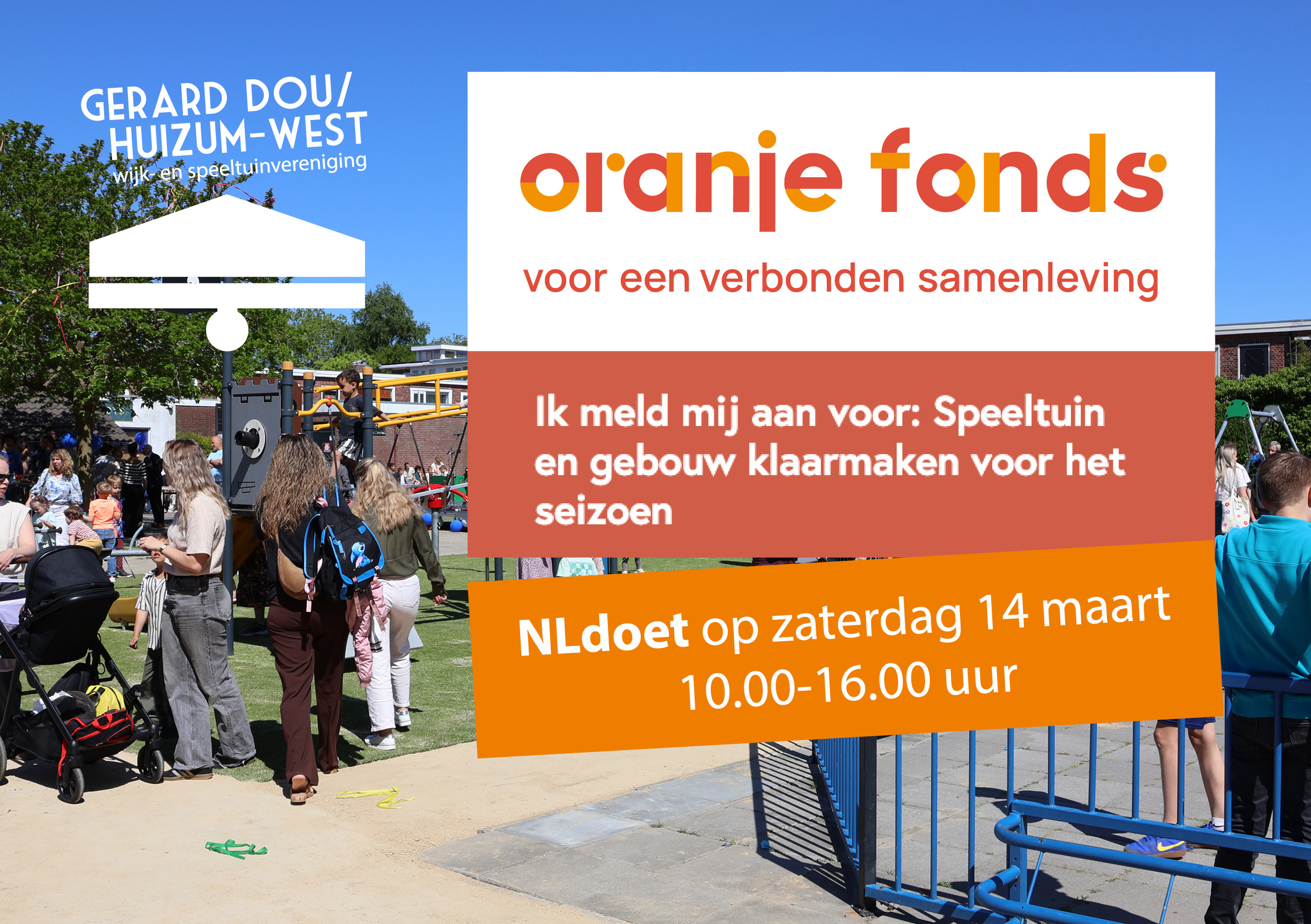 NLdoet zaterdag 14 maart