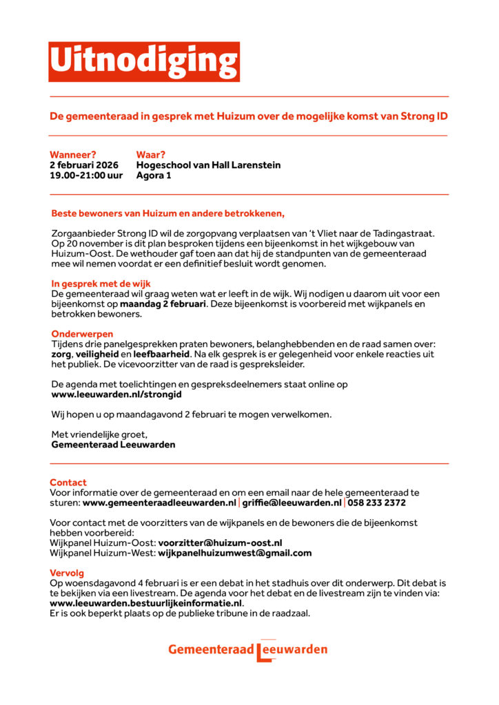 uitnodiging Strong ID